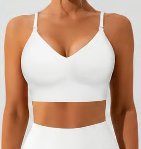 Women’s Solid Color Wireless Backless Bra