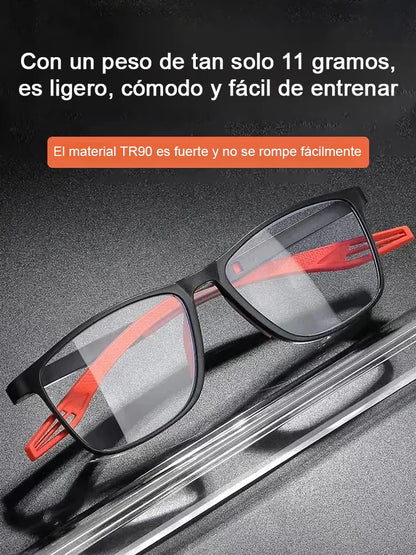 Protect your eyes smartly: Blue light filter and auto-focus in a unique design.