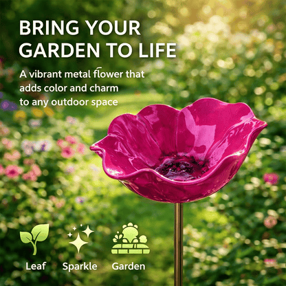 🐦 Mini Bird Bath & Pollinator Water Station - 49% OFF- ✨ Attract Birds & Beneficial Insects