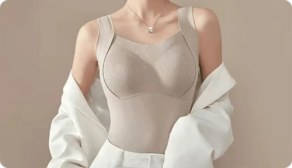 🎉Hot Selling Thickened Warm Tank Top with Shelf Bra